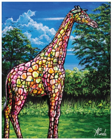 GIRAFFE print